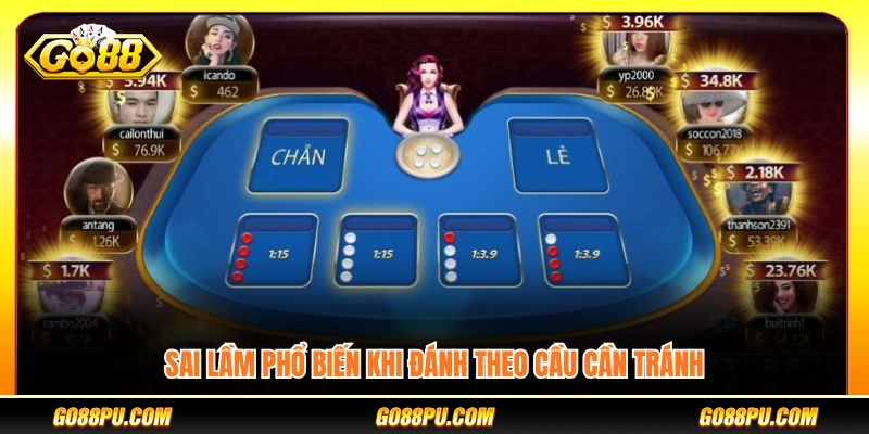 Những lỗi thường gặp khi chơi xóc đĩa theo cầu